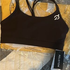 NWT Peloton Cadent Strappy Bra / Mocha / Medium